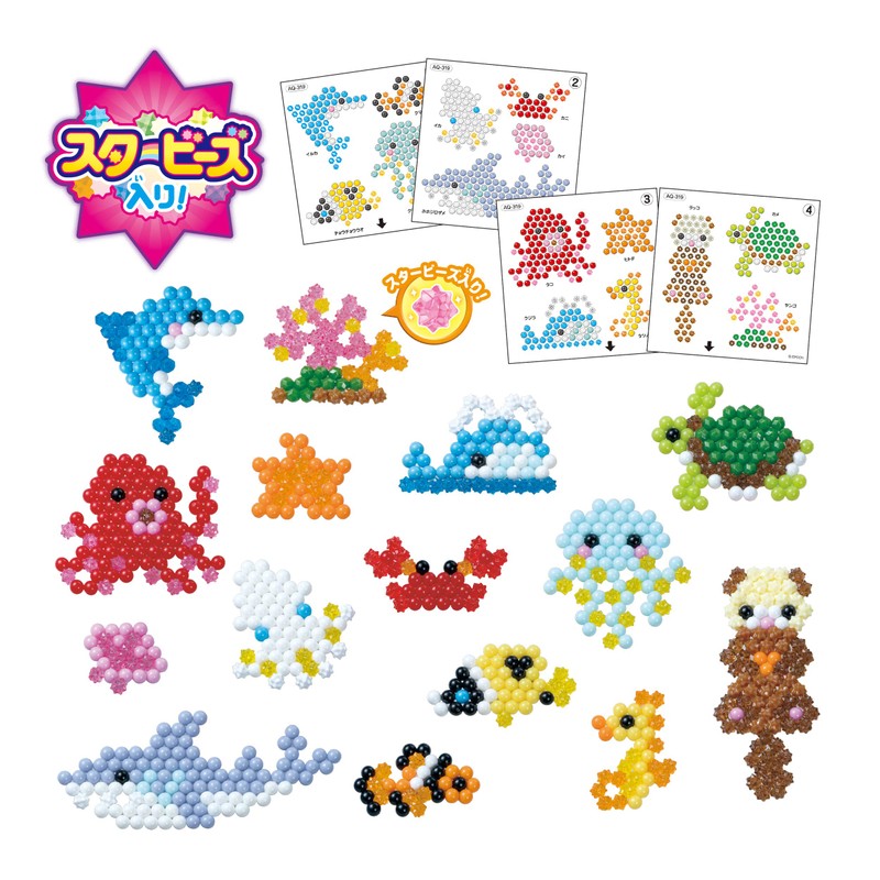 Aqua Beads AQ-319 Star Beads Umino Ikimono Set, Sold Separately