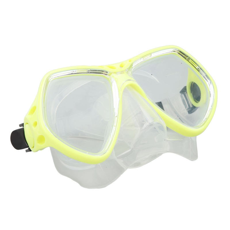 Diving Goggles Swim Glasses Silicone Adjustable Strap Tempered Glass Thickened