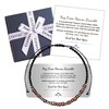 PENGION Morse Code Bracelets With Stainless Steel Card for Women