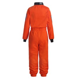 ReliBeauty kids girls boys Astronaut Costume with Space Helmet，6-7/120