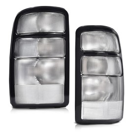 DOTCOM Tail Lights Assembly Rear Lamps w/Wiring Harness,Fit For 2016 2017 2018 2019 Chevy Silverado 1500 2500 HD/GMC Sierra 3500 HD,23295939 23295938 Smoke Lens Luces Traseras Faros Traseros