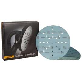 Mirka Galaxy Sandpaper 225 mm Velcro Grain 320 / for Long Neck Sanders / Pack of 25 Sanding Discs