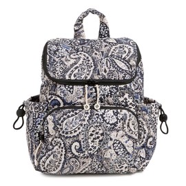 Vera Bradley Women's Featherweight Backpack Bookbag, Stratford Paisley, One Size