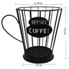 Hausdec Coffee Pods Holder Coffee Capsules Storage Basket Kitchen Counter