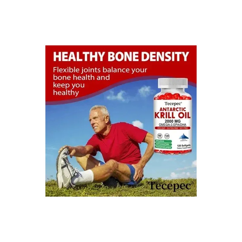 Suplemento Aceite Krill Antártico Tecepec 120 Cápsulas