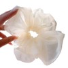 White Tulle Hair Scrunchies Soft Hair Ties Fashion Hair Bands