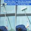 ITTAHO 53" Window Squeegee Cleaner, 2 in 1 Window Cleaning