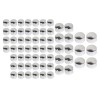 Unbranded 62Pcs Chrome Engine Bolt Caps Cover For Harley Touring