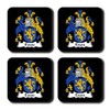 Evans Coat of Arms/Family Crest Coaster Set, by Carpe Diem