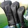 Golf Headcovers Set of 3 (1FUT) Golf Wood Cover Set