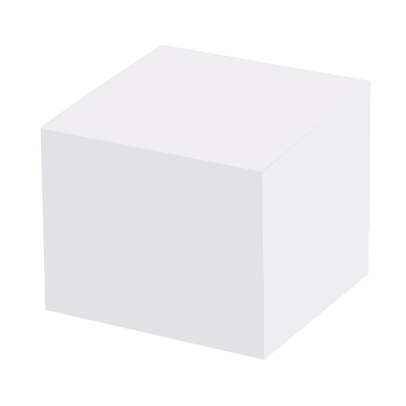 D.RECT Note Block 85x85x80mm Notepad Replacement Paper for Note Box,