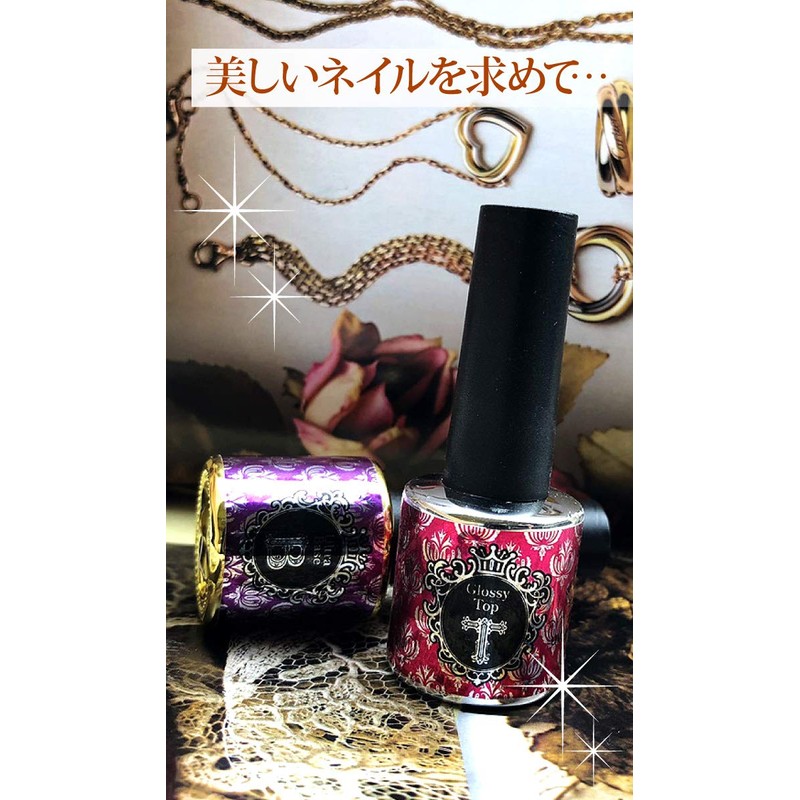 NailRecipe Gel Nail Topcoat Base Gel, Clear Gel, Registered Cosmetic
