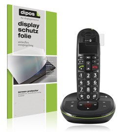 dipos I 4x Schutzfolie matt passend für Doro 105wr Folie Displayschutzfolie, Ultra-Dünn, Case-Friendly, Fingerprint-Kompatibel