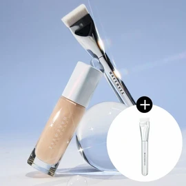 WAKEMAKE Water Glow Coating Foundation (SET/SINGLE) - [SET] 22 NEUTRAL (+Puff-Fit Brush)