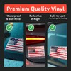 American Flag Sticker – USA Decal for Cars, Weatherproof Bumper