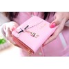 LUI SUI Women PU Leather Wallet Cute Cat Animal Card