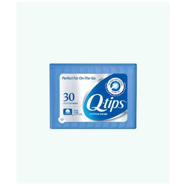 Q-Tips COTTON SWABS -TRAVEL PACK, 30PK