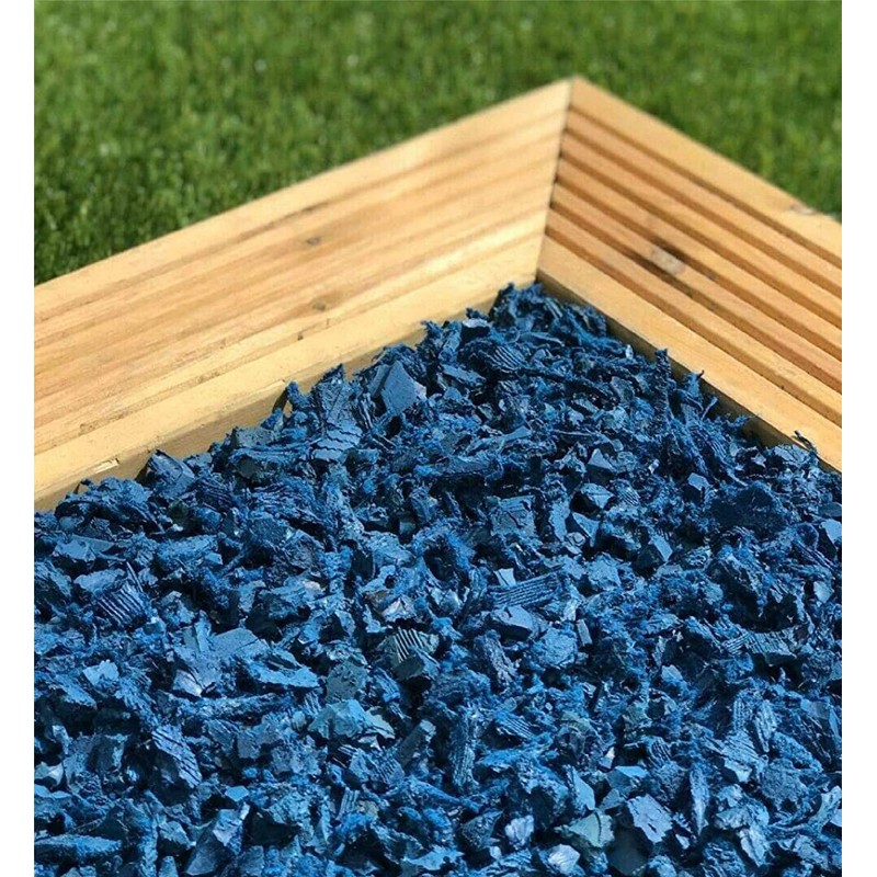 NuPlay Rubber Mulch Playground Flooring - Rubber Nugget Weed Barrier
