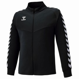 Hummel HAT2098 Men's Team Warm-Up Jacket, Black
