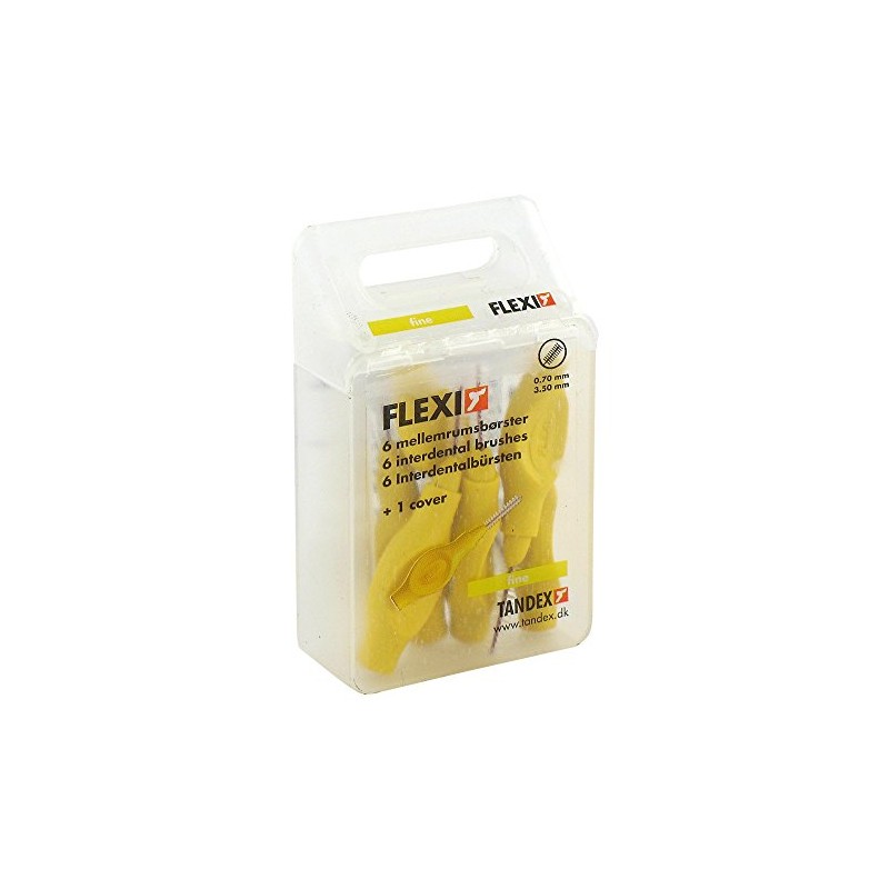 TANDEX Flexi Interdental Brushes 0.7 mm Gel Pack of 6
