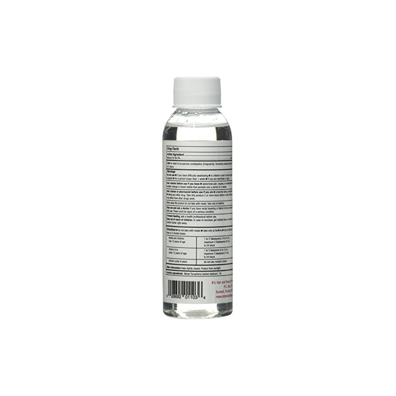 B's Kosher 100% Pure Mineral Oil USP