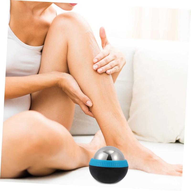 OATIPHO Stainless Steel Massage Ball with Storage Bag Handheld Muscle