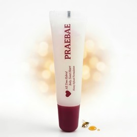 Máscara de bálsamo labial coreano, propóleos, miel, cuidado de labios, suero hidratante brillante, 0.42 onzas
