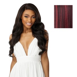Sensationnel Dashly Lace Front Wig - Unit 53 Hand Tied Laceparting Ear to Ear Synthetic (BALAYAGEDARKCHERRY)
