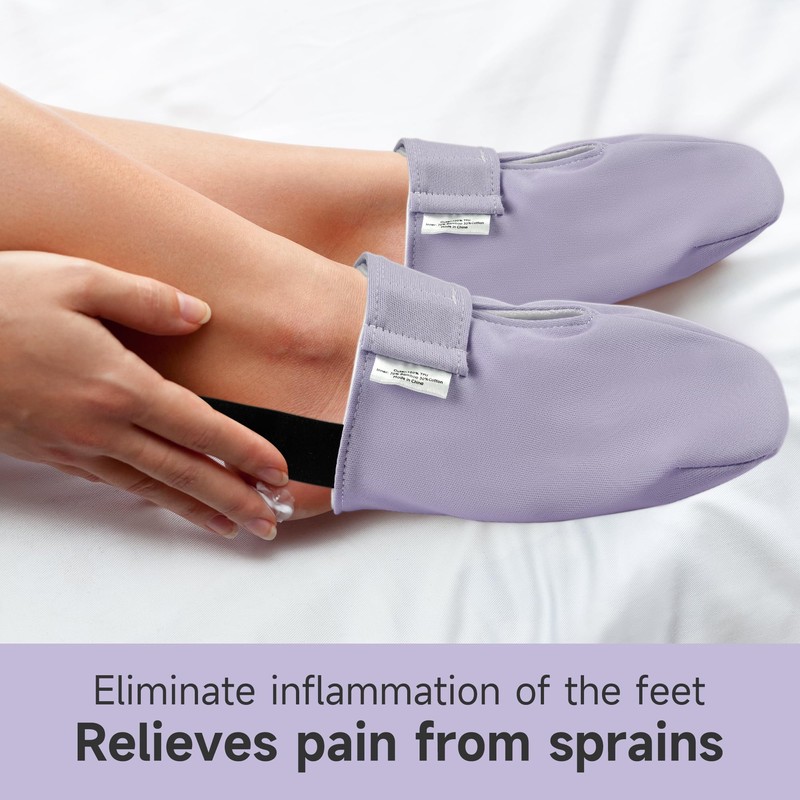 Fuz Bigaza 2 Pack Castor Oil Feet Wrap,Castor Oil Warp