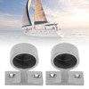 2PCS Stanchion Hand Rail Fitting 316 Stainless Steel Mirror Polishing