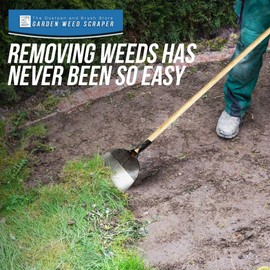 Garden Shovel Weed Remover Tool with 120cm Long Handled Patio Weeder, Multifunctional Cleaning Shovel Patio Weed Remover Tool, Moss and Weed Scraper