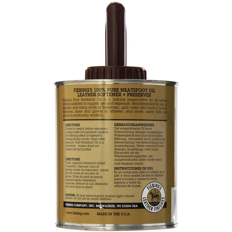 Fiebing's Pure Neatsfoot Oil with Applicator, 32 oz