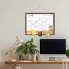 Calendar Whiteboard for Wall, 17x13 Inches White Board Calendar Dry