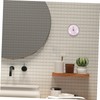 Ciieeo Mini Bathroom Clock Cup Creative Design for Easy Installation