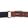 Lacoste LB71570 Men's Casual Belt with Cowhide Leather, navy