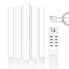 100 LED Under Cabinet Lights Wireless with Full Lighting,Rechargeable Closet