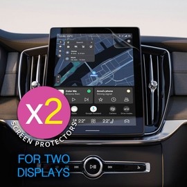 Artemis Shields 2025 Volvo XC90 Screen Protector for Infotainment Navigation Display Matte Anti Glare Anti Fingerprint Protection 2 Pack