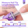 SAVILAND Acrylic Nail Clippers with Magnets: Accurate Trimming Nail Clipper