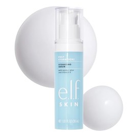 e.l.f. SKIN Hydrating Serum, Soothes & Protects Skin, Infused With Jojoba, Aloe, Vitamin E, Grape & Shea Butter, Vegan & Cruelty-Free, 1.01 Oz