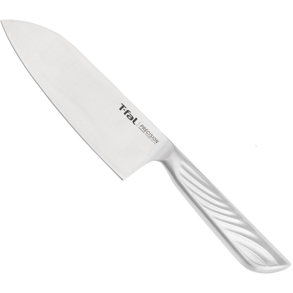 Tefal K27710 Santoku Knife, 5.7 inches (14.5 cm), Precision Santoku Knife, Stainless Steel