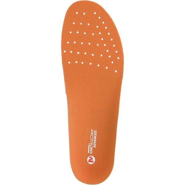 Merrell Kinetic Fit Advanced/Mesh Men’s Medium Foot Bed Insoles Original with Zonal Arch and Heel Support - with Packaging Orange - Mens 11