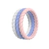 Enso Rings Stackable Braided Silicone Wedding Ring – Hypoallergenic Unisex