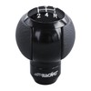 Simoni Racing Gear Knob Slot Aluminium / Black Eco Leather