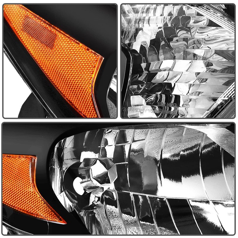 FINDAUTO Headlight Assembly Fits for Honda HR-V 2016-2018 Replacement Driver+Passenger