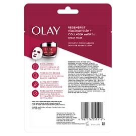 Olay Regenerist Niacinamide + Collagen Peptide 24, 1 Sheet Mask