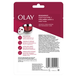Olay Regenerist Niacinamide + Collagen Peptide 24, 1 Sheet Mask