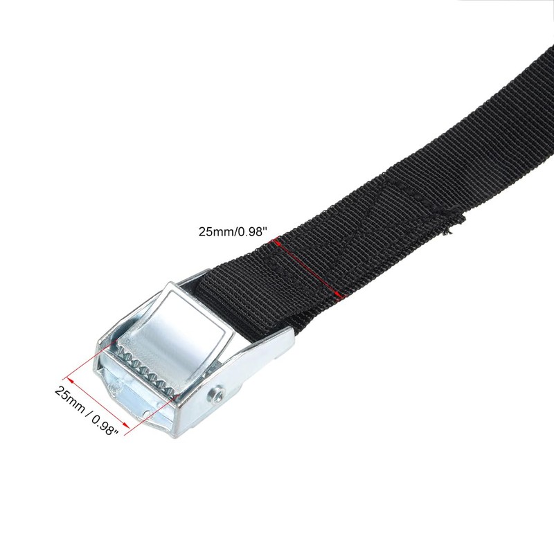 sourcing map 7 m x 25 mm lashing straps, cargo