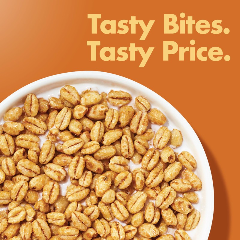 Malt-O-Meal Golden Puffs Breakfast Cereal, Sweetened Puffed Wheat Cereal, 25
