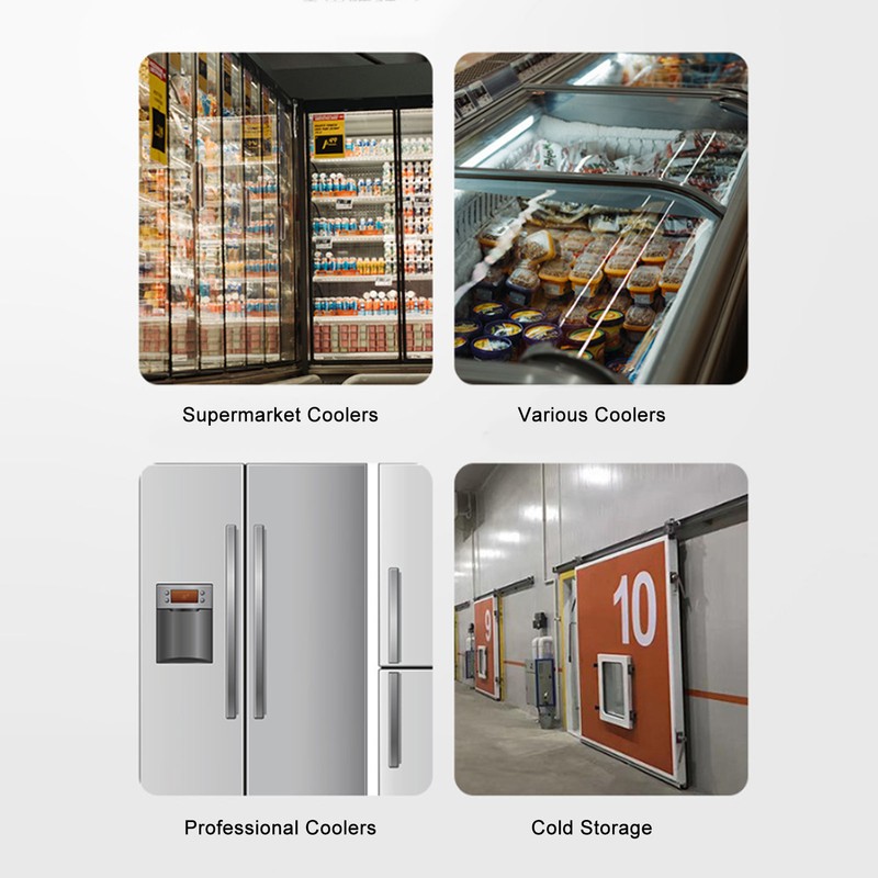 Touch Smart Thermostat Dual Display Digital Refrigeration Defrost Temperature Controller