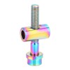 QANYEGN Bicycle Seat Post Screw with Round Head, Titanium Bicycle